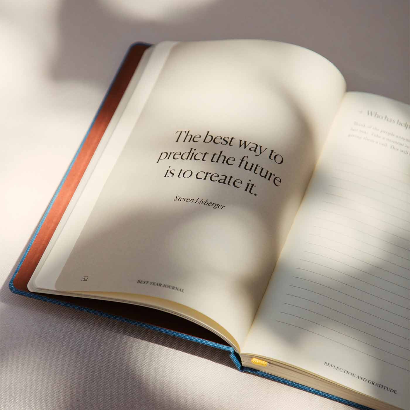 Best Year Journal Blue | Guided 12-month planner goals