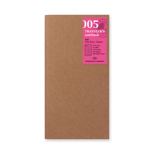 Traveler's Notebook Refill Diary
