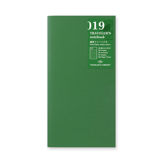 Traveler's Notebook Refill Weekly and Memo
