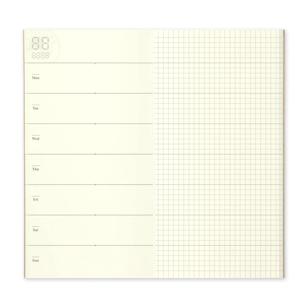 Traveler's Notebook Refill Weekly and Memo