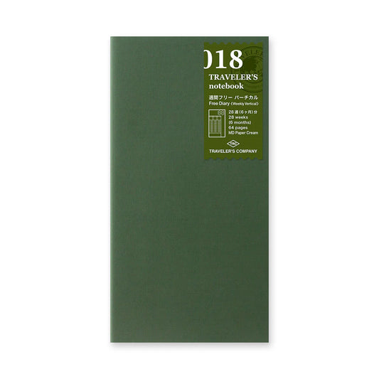 Traveler's Notebook Refill Weekly Vertical Diary