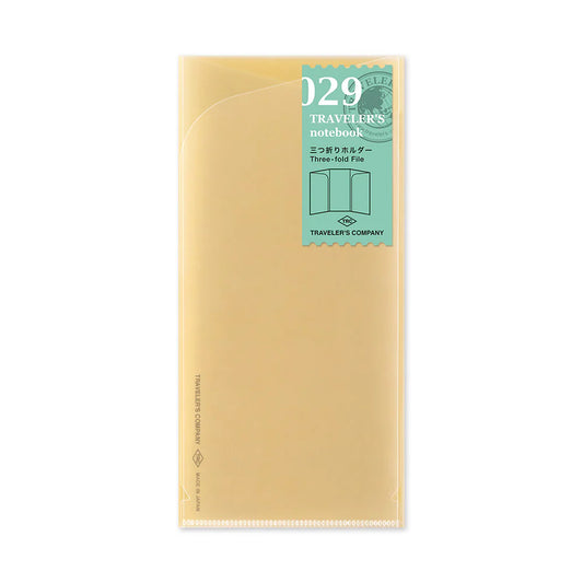 Traveler's Notebook Three-fold File
