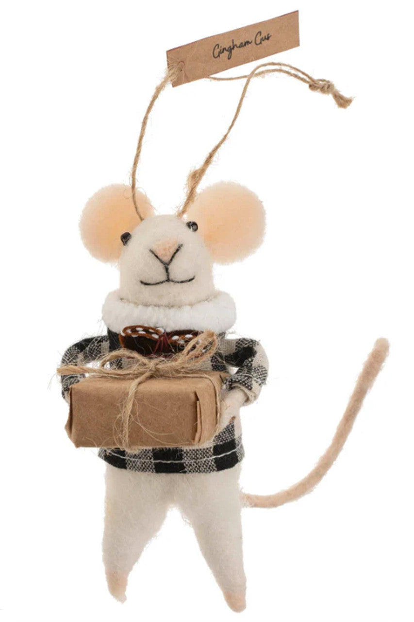 Felt Mice Ornament Assorted