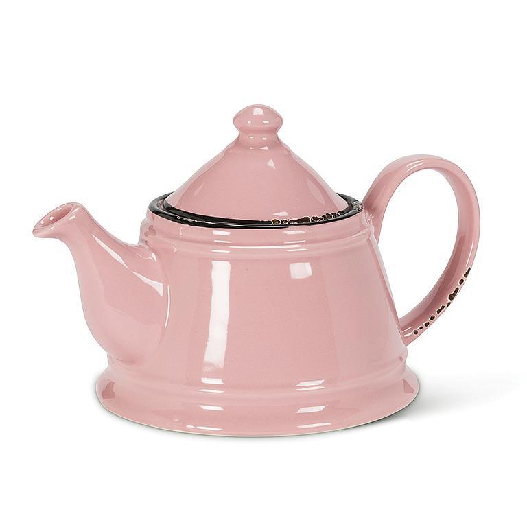 Enamel Look Teapot