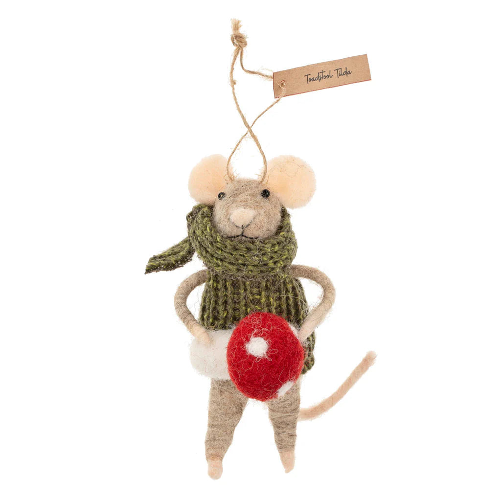 Felt Mice Ornament Assorted