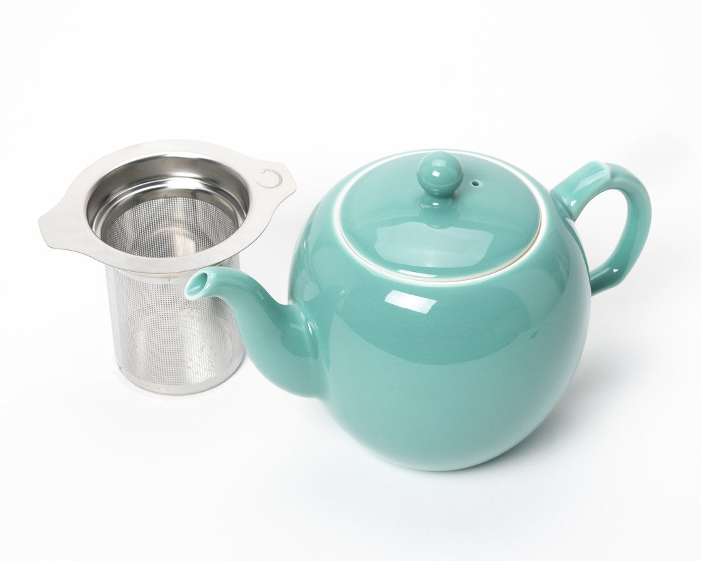 Antique Blue Teapot