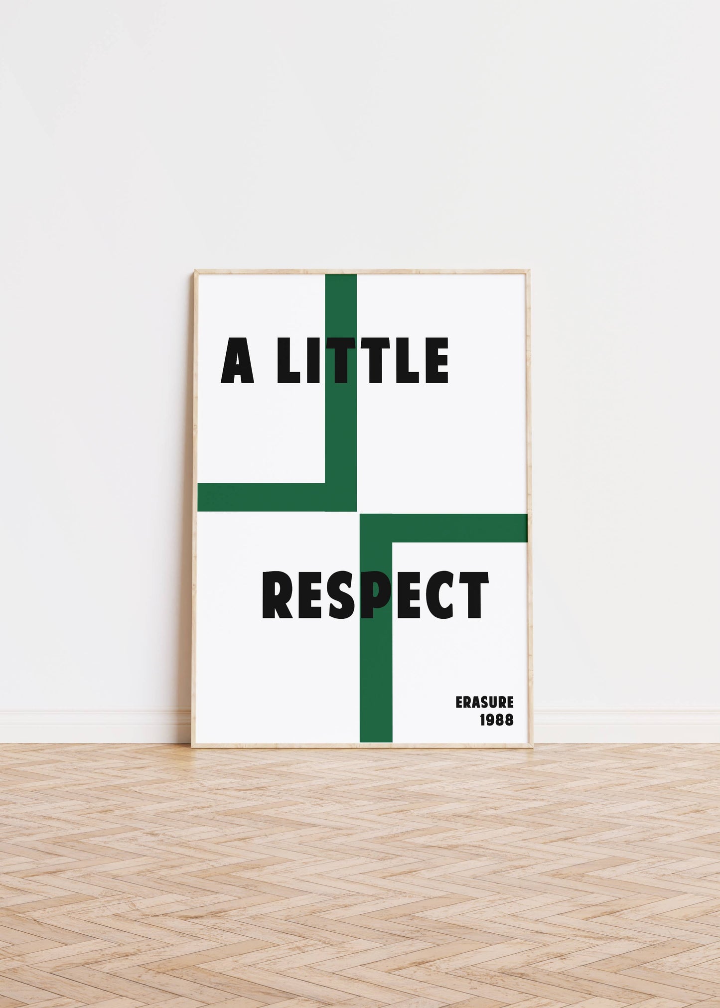 A Little Respect 80s Retro Giclée Art Print
