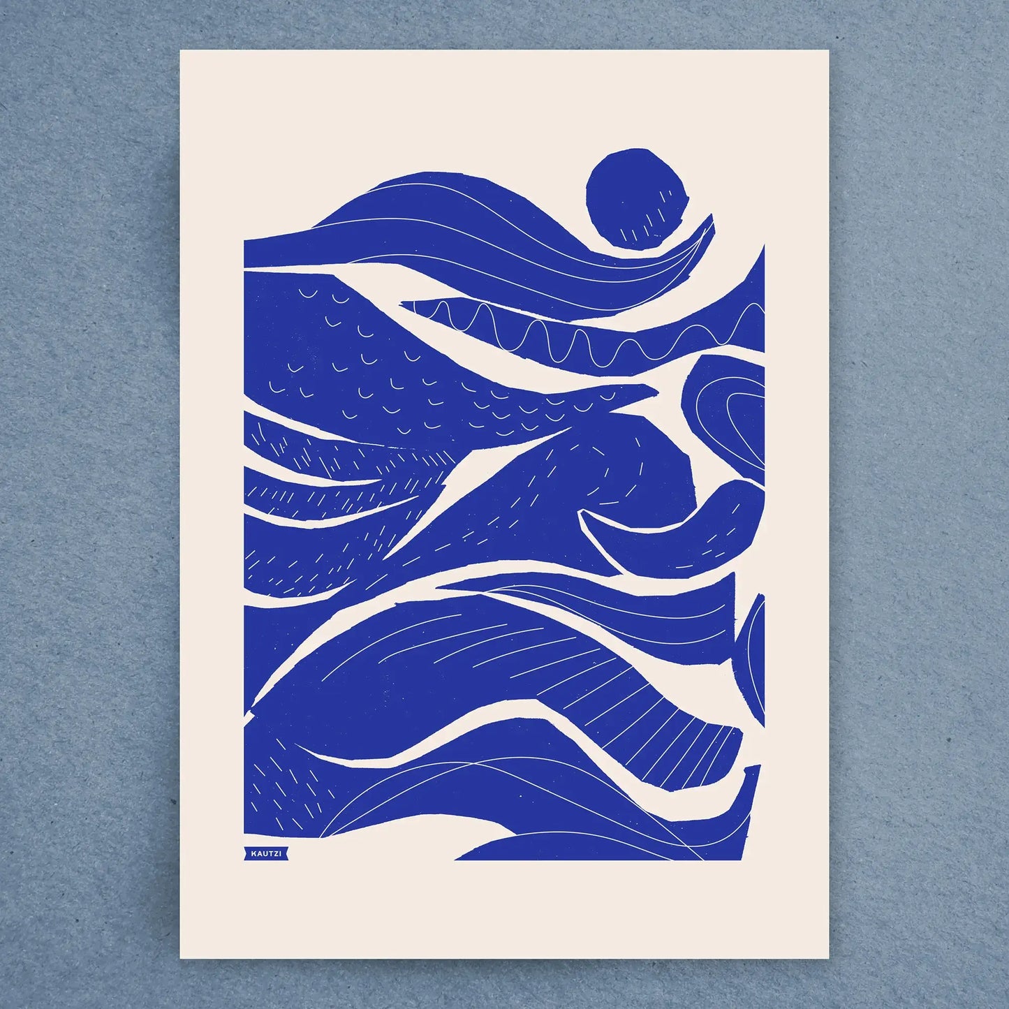 Tea Towel Into the Waves