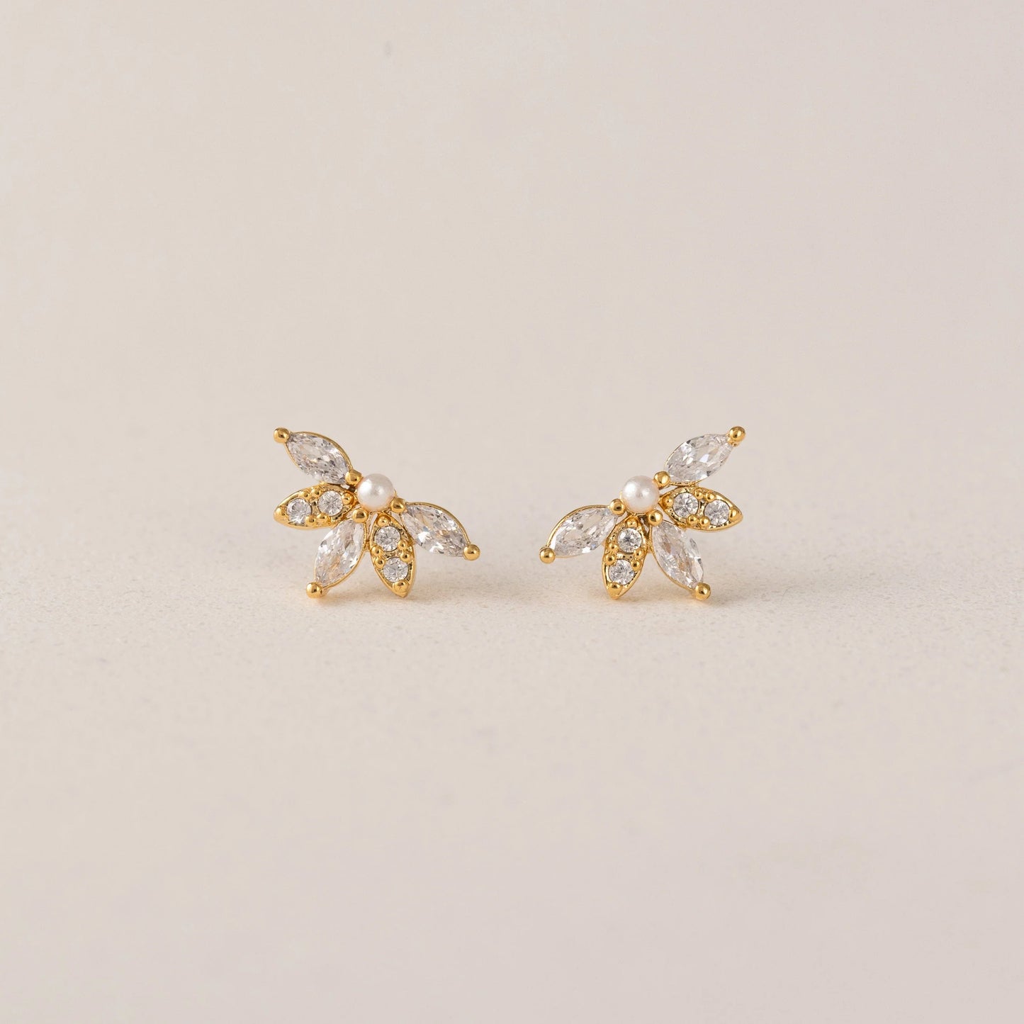 Harlowe Stud Earrings Gold
