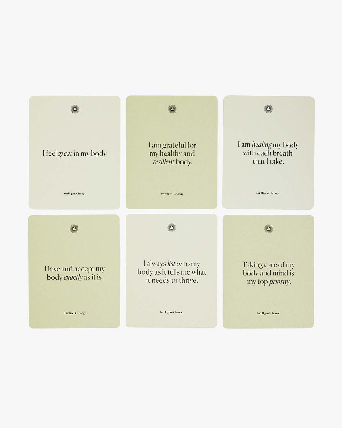 Mindful Affirmations for Health and Well-being Card Deck