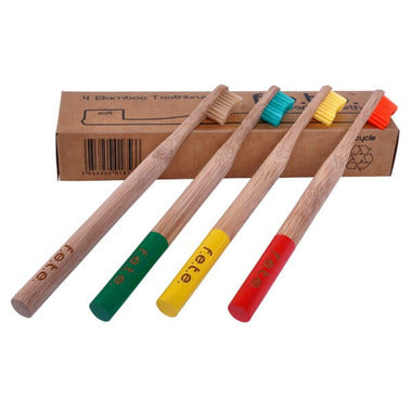 F.E.T.E Bamboo Toothbrush Set/4