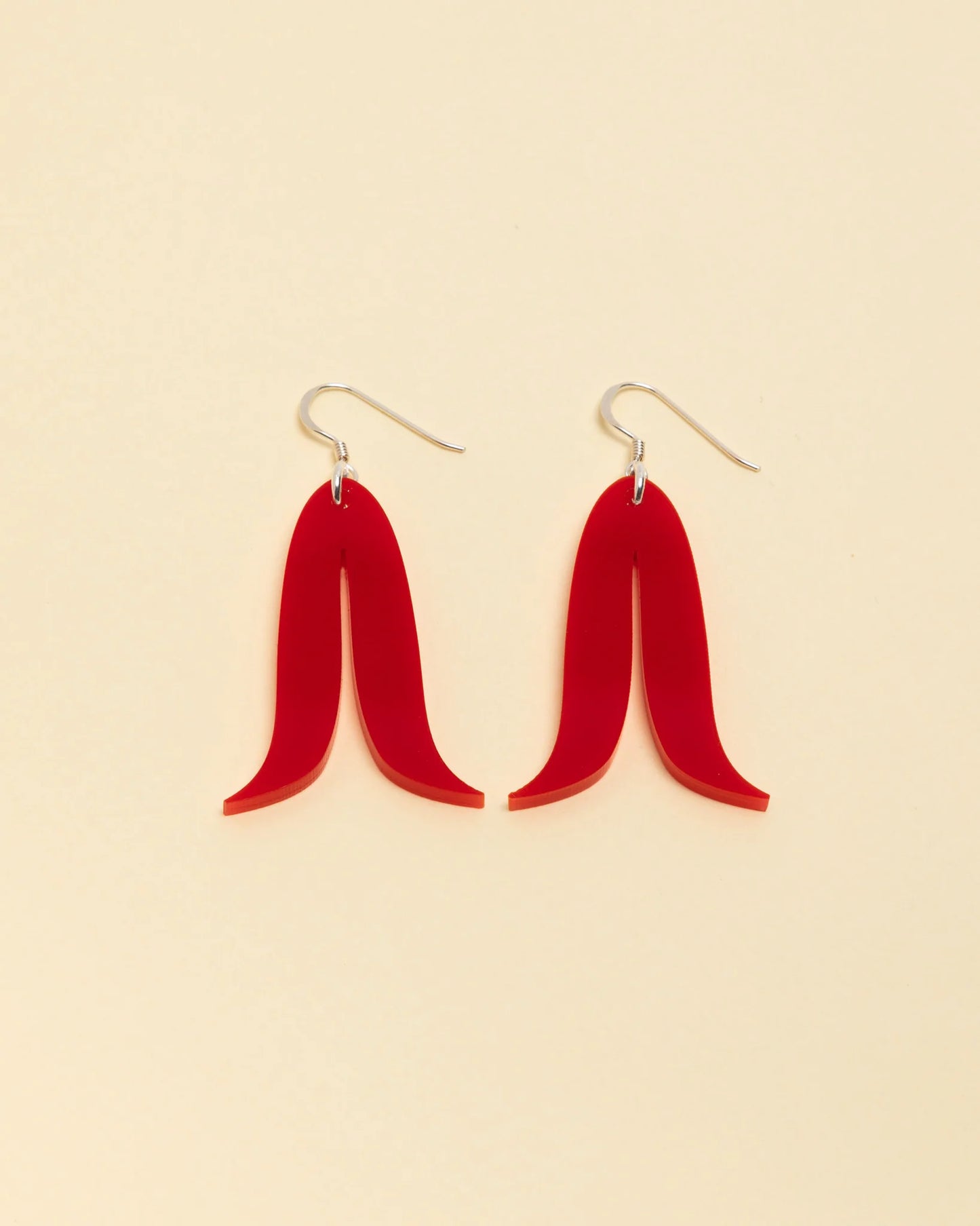 Mini Joined Feather Earrings