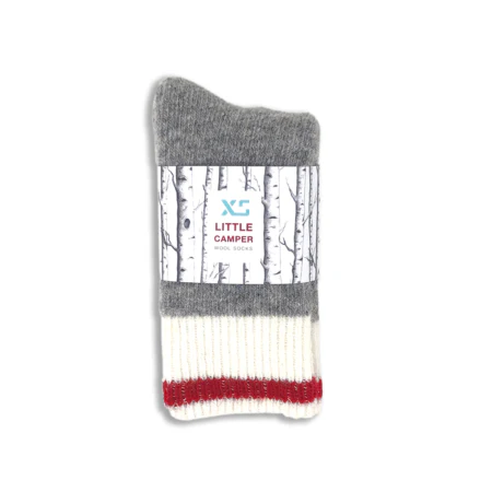 Kids Little Camper Wool Socks