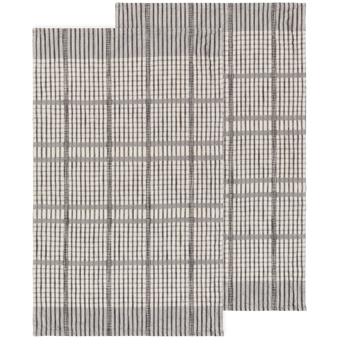Teatowel set/2 Finley Check Pewter