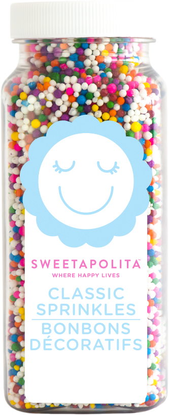 RAINBOW NONPAREILS CLASSIC SPRINKLES 4oz Bottle