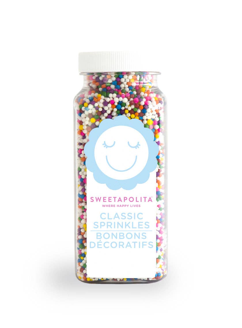 RAINBOW NONPAREILS CLASSIC SPRINKLES 4oz Bottle