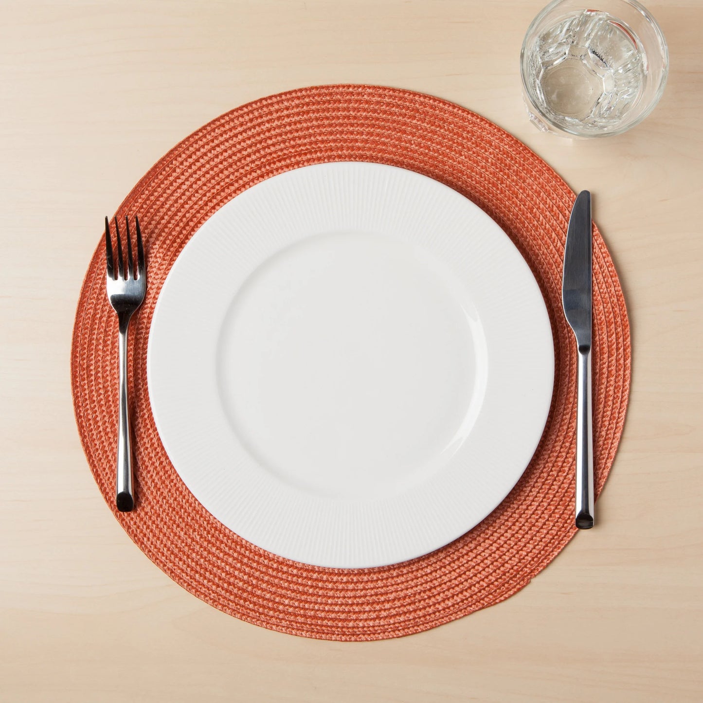 Round Placemat Rust