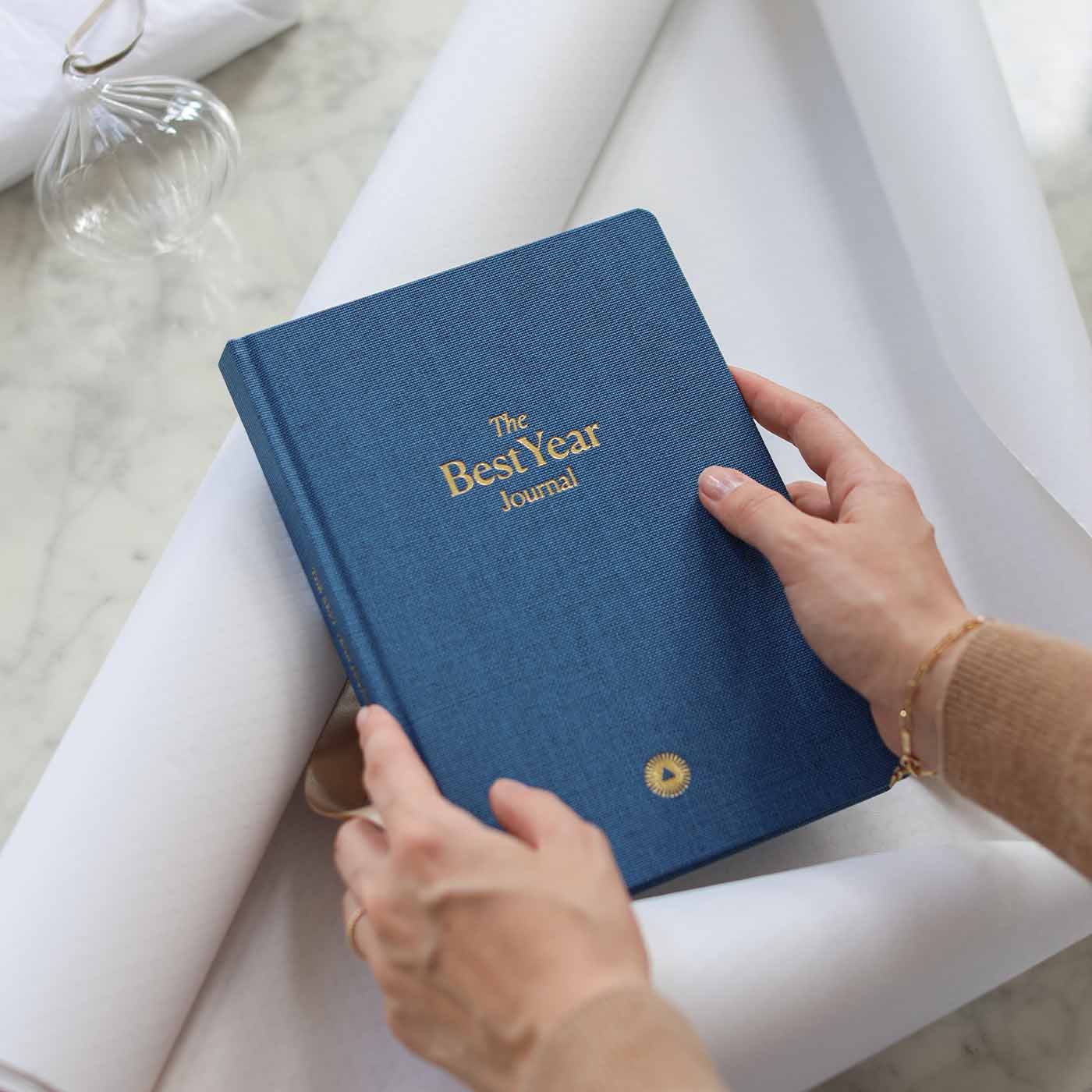 Best Year Journal Blue | Guided 12-month planner goals