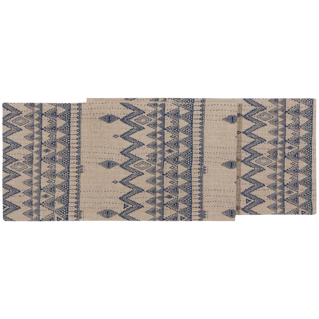 Table Runner Linen Kantha Enigma