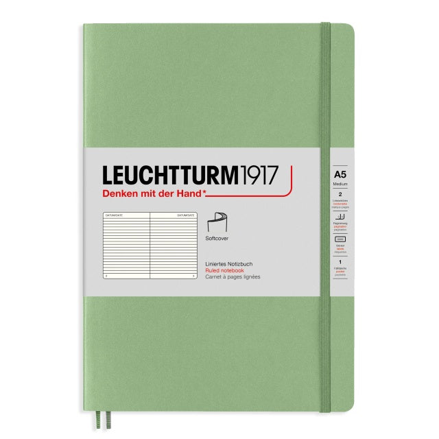 Leuchtturm A5 Medium Softcover Notebook Lined