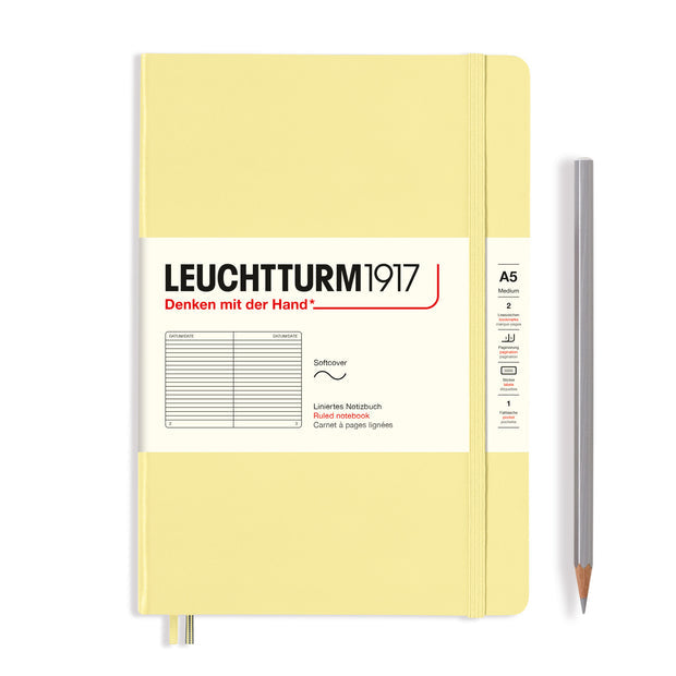 Leuchtturm A5 Medium Softcover Notebook Lined