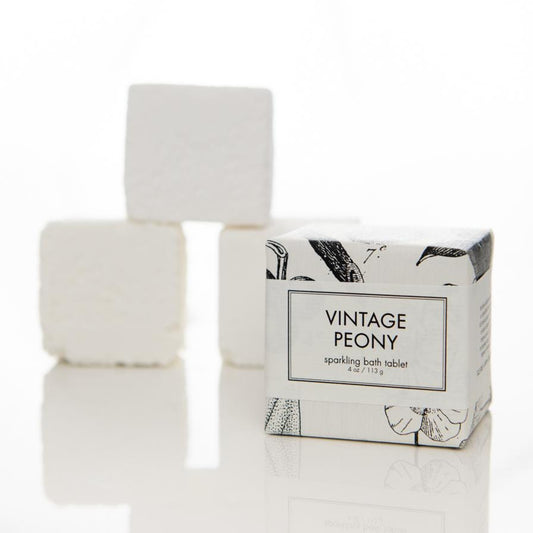 Formulary55 Body Care Vintage Peony Sparkling Bath Tablet