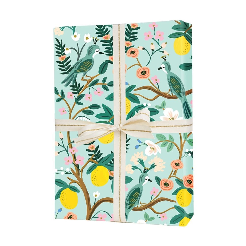 Rifle Other Stationery Shanghai Garden Wrapping Paper Roll of 3 Sheets