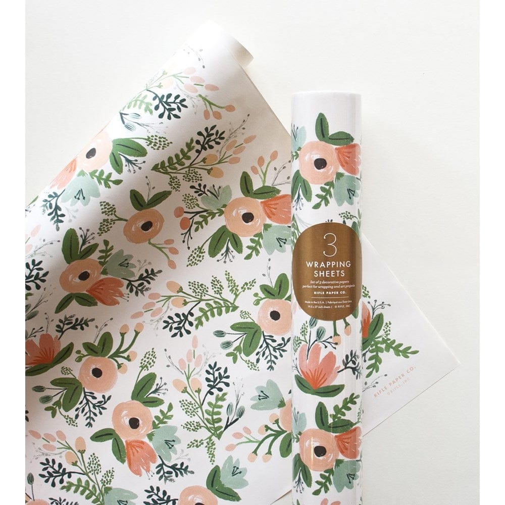 Rifle Other Stationery Wildflower Wrapping Paper Roll of 3 Sheets