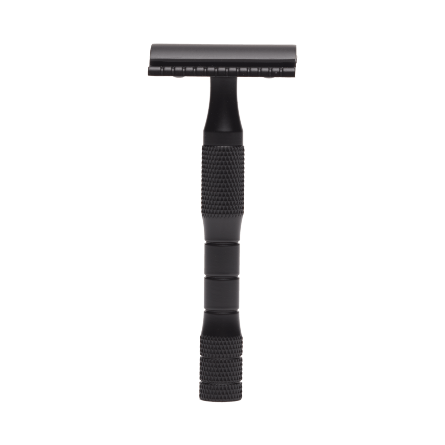 Well Kept Body Care Matte Black Safety Razor Solid Brass