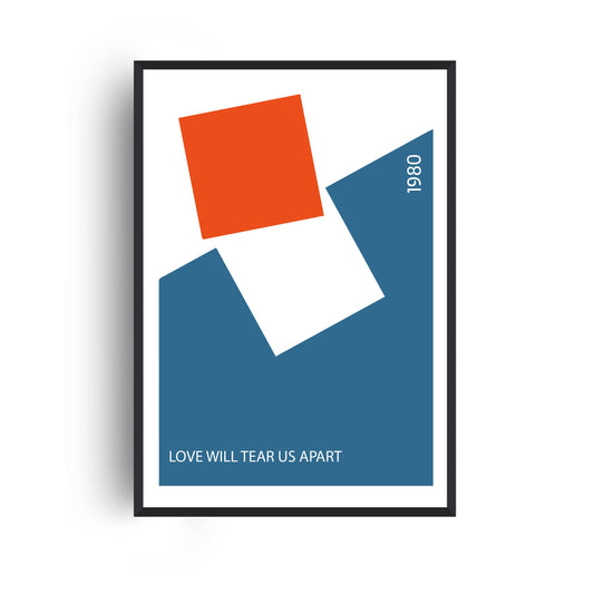 Love Will Tear Us Apart Joy Division music Giclée Art Print