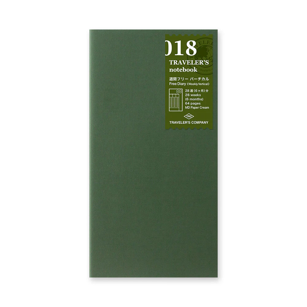 Traveler's Notebook Refill Weekly Vertical Diary