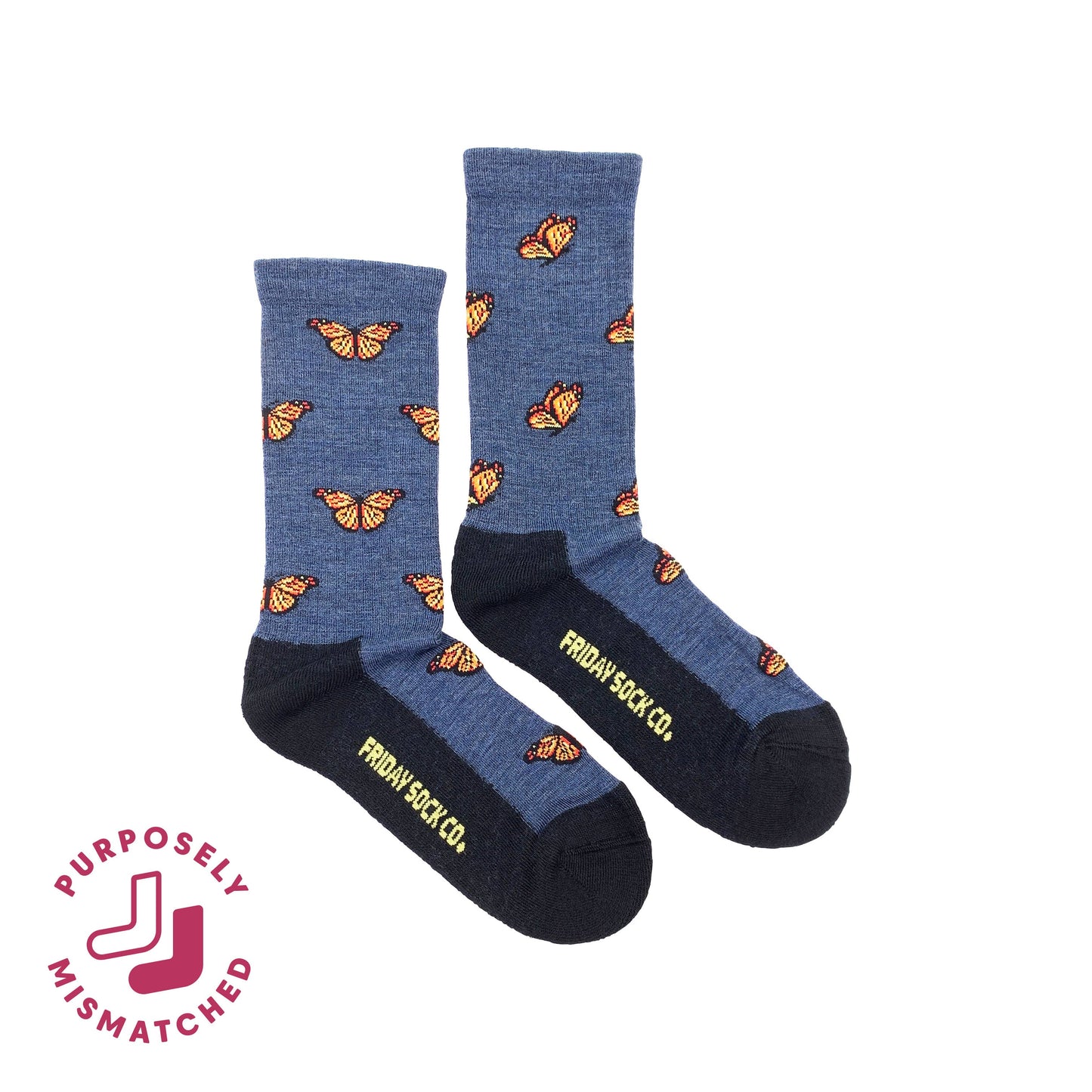 Women's Butterfly Merino Wool Socks