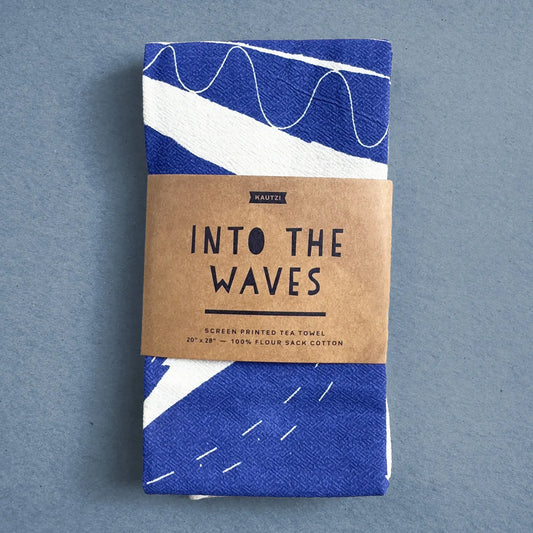 Tea Towel Into the Waves