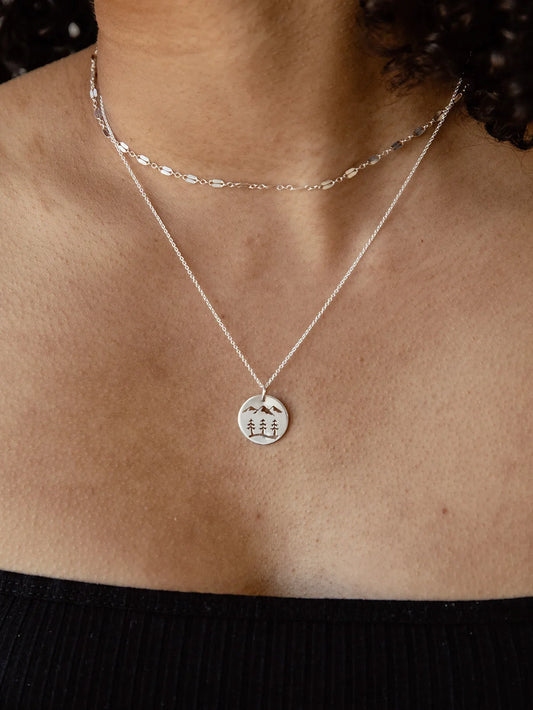 Into The Wild Necklace Mountains and Trees