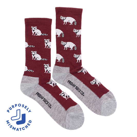 Men's Raccoon Merino Wool Socks