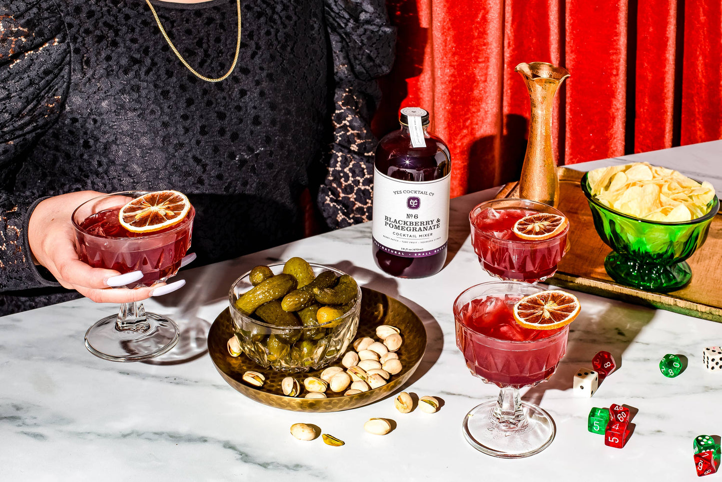 Blackberry Pomegranate Cocktail Mixer