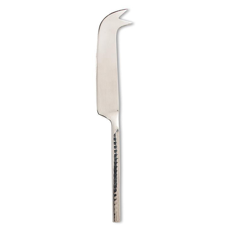 Cheese Knife with Hammer-Finish Handle