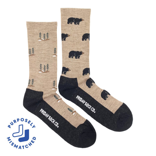 Men's Bear & Tree Merino Wool Socks