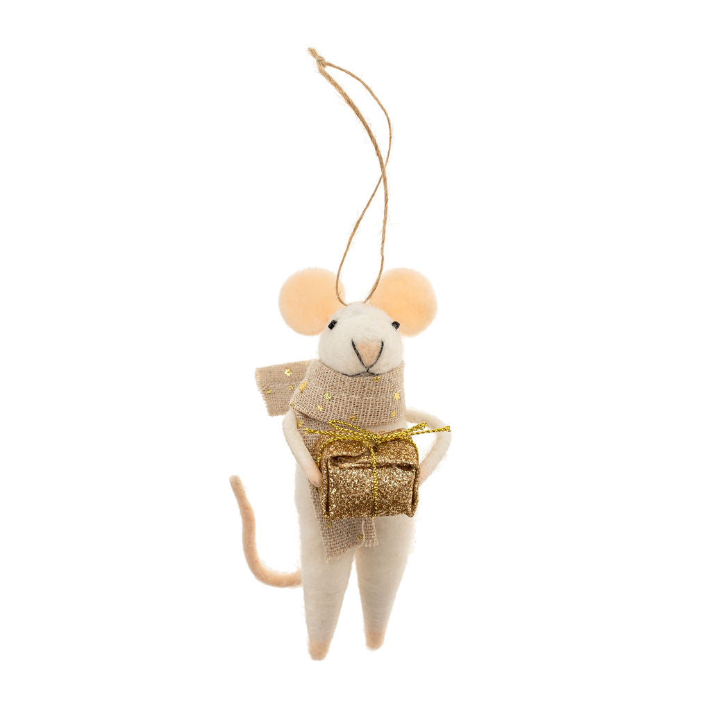 Felt Mice Ornament Assorted
