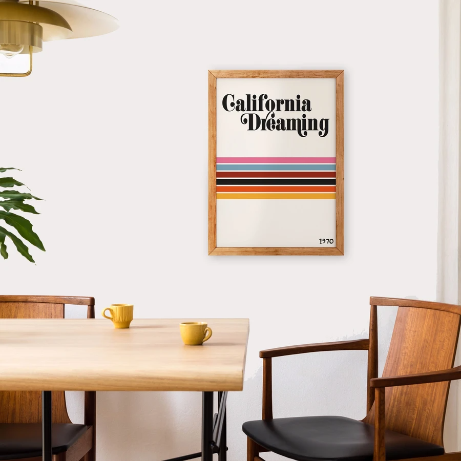 California Dreaming Retro Giclée Art Print