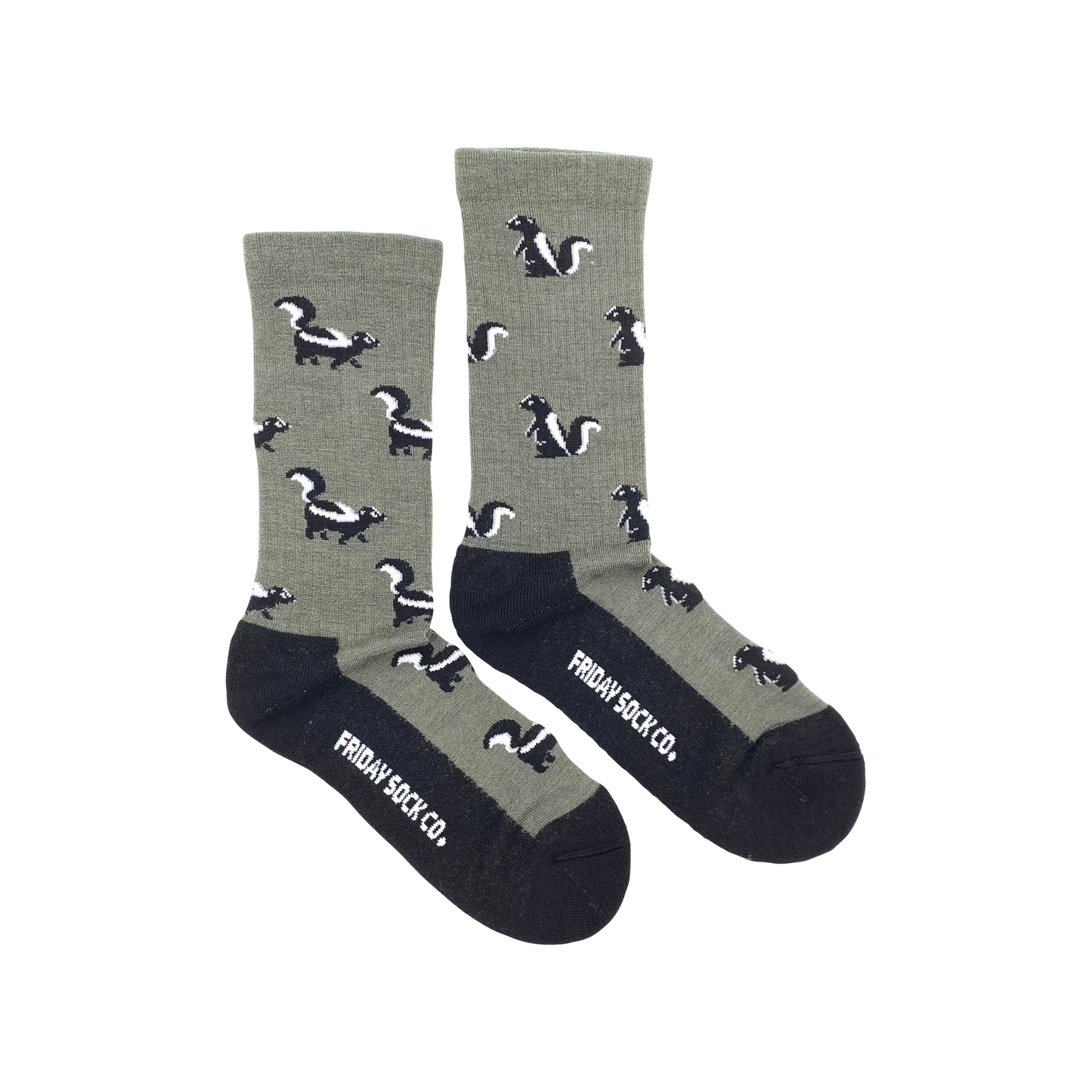 Merino Wool Women's Socks | Skunk | Mismatched | Eco