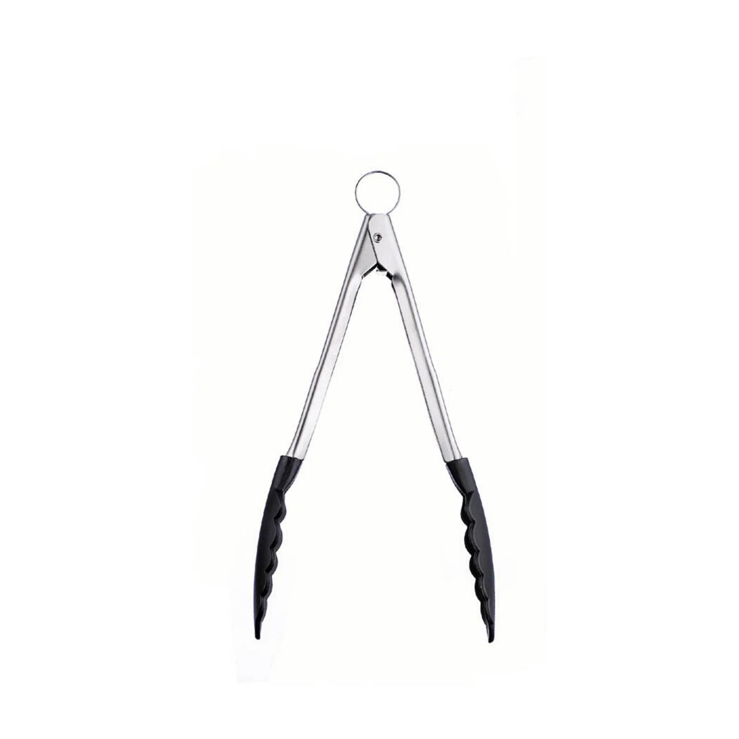 Black Silicone Locking Tongs