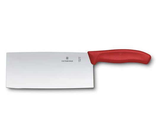 Victorinox Swiss Classic Chinese Style Chef's Knife Red