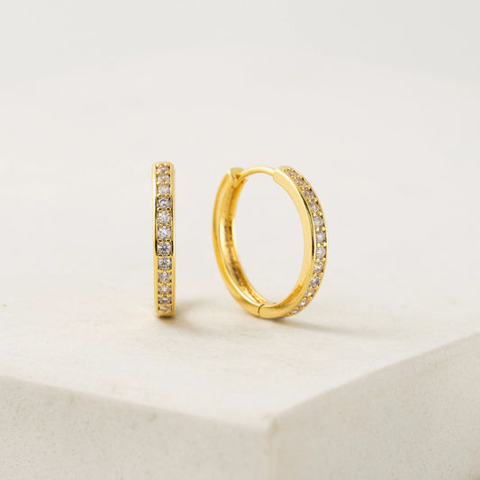 Desi 20mm Hoop Earrings Gold