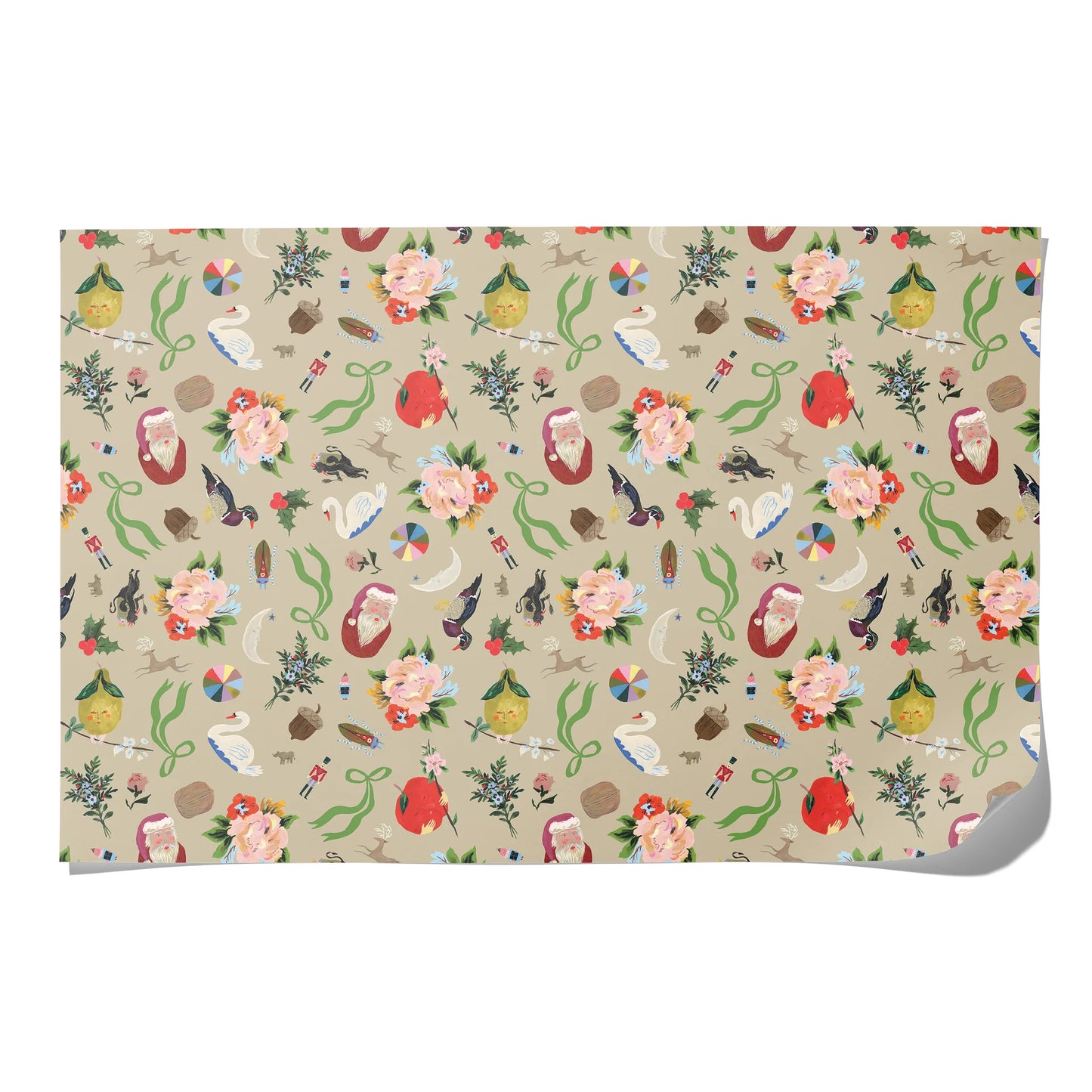 Wrapping Paper Roll of 3 Sheets
