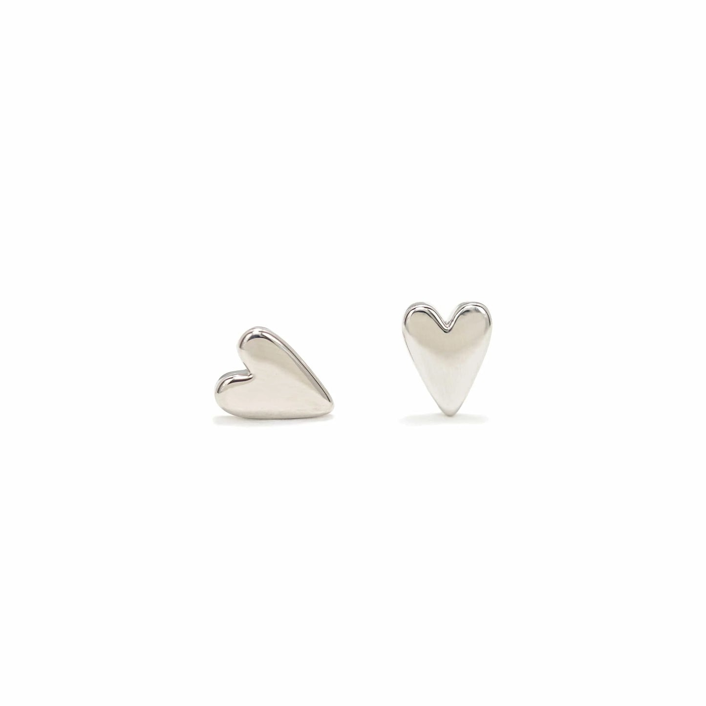 Everly Heart Stud Gold
