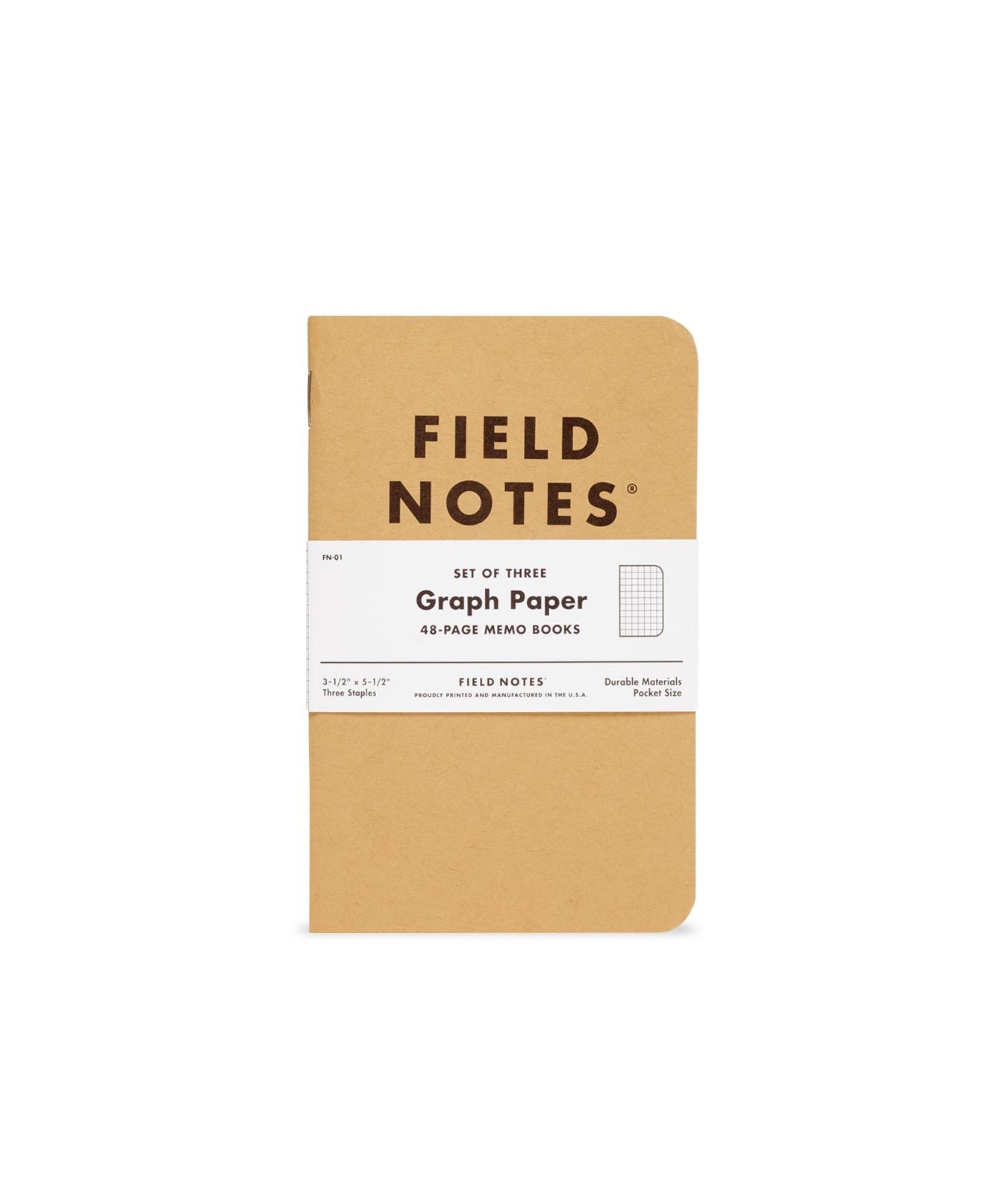 Field Notes Kraft Notebook set/3