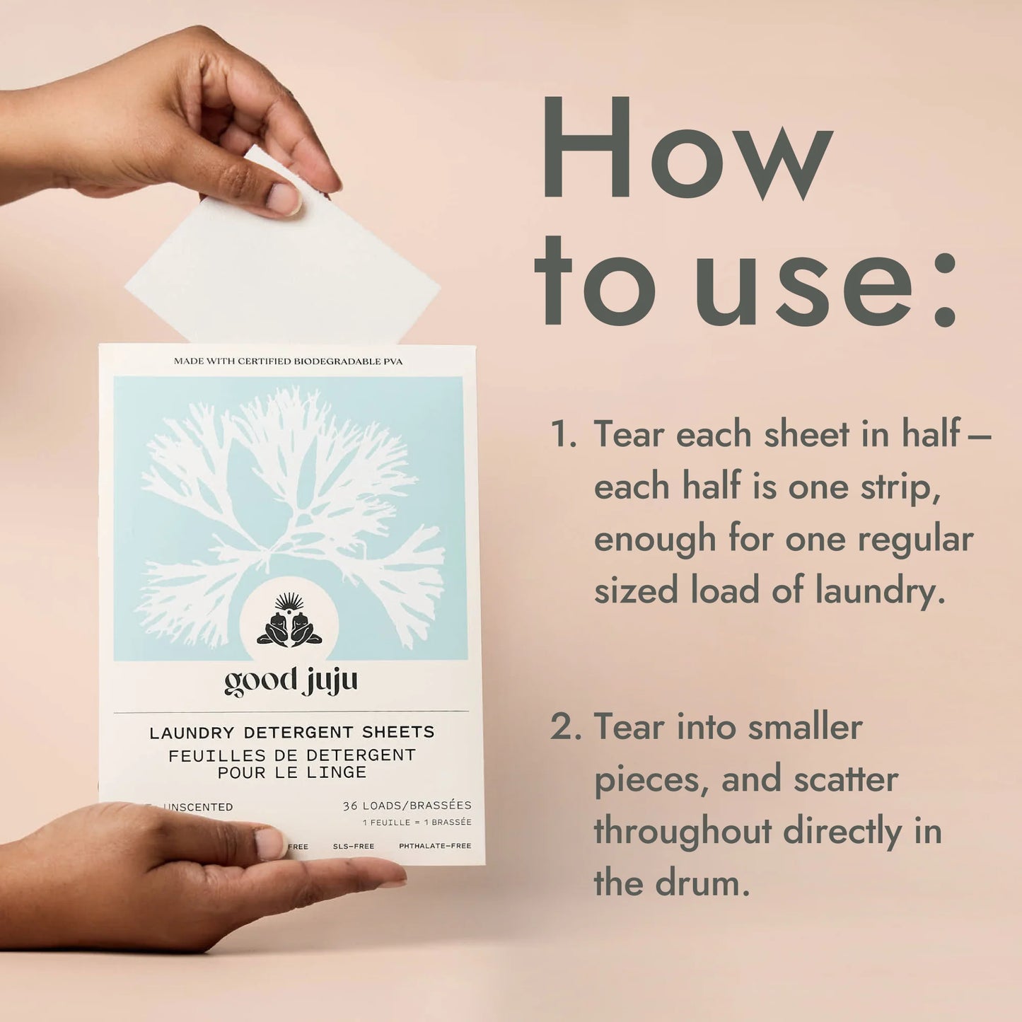 Good Juju Laundry Detergent Sheets