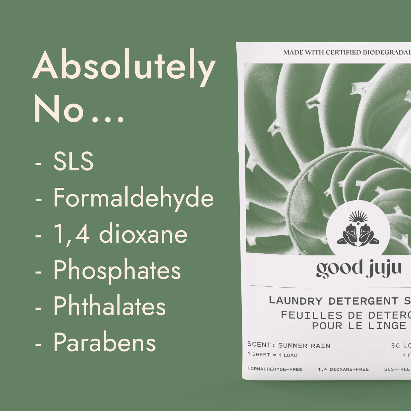 Good Juju Laundry Detergent Sheets