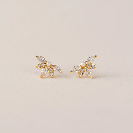Harlowe Stud Earrings Gold
